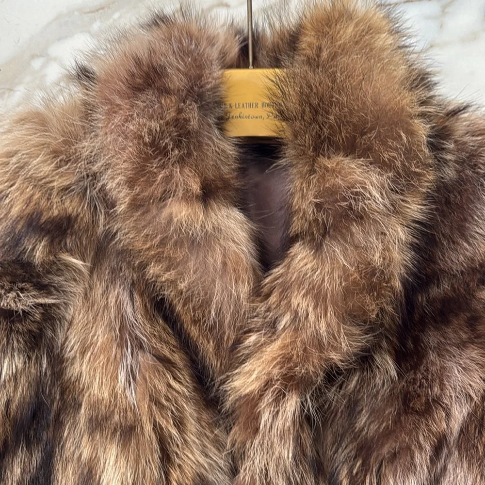 Luxurious Brown Fur Jacket - **REAL FUR** - Picture 9 of 14
